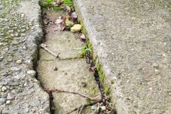 Gap in path